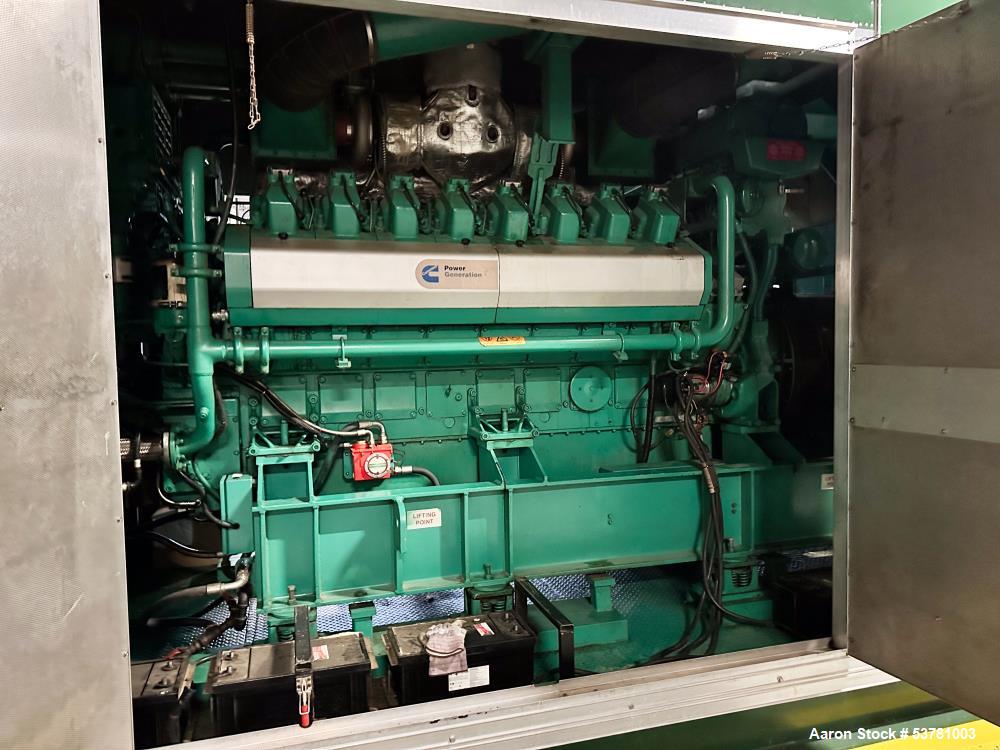 1.1MW Cummins Natural Gas Generator – Power Command, Enclosed, Skid Mounted